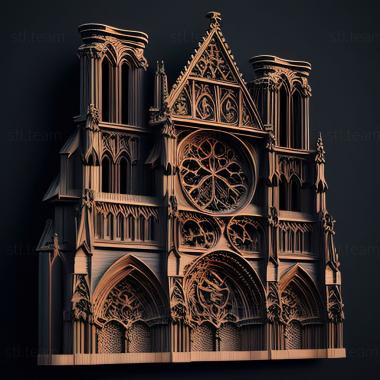 3D model st notre dame (STL)